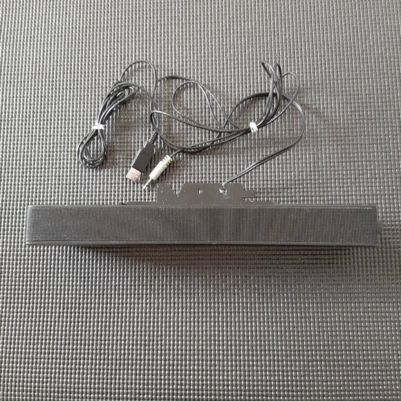 HP LCD Speaker Bar 531565-001 Model No. OP-090003 Headphone Jacks 13" Black - Picture 3 of 6